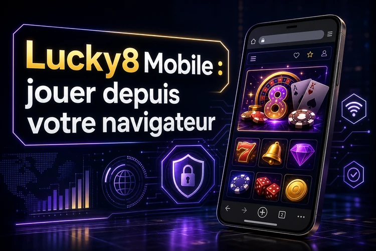 Lucky8 Mobile: jouer depuis votre navigateur