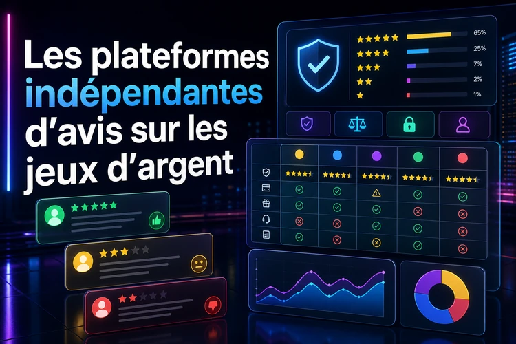 Les plateformes indépendantes d'avis sur les jeux d'argent