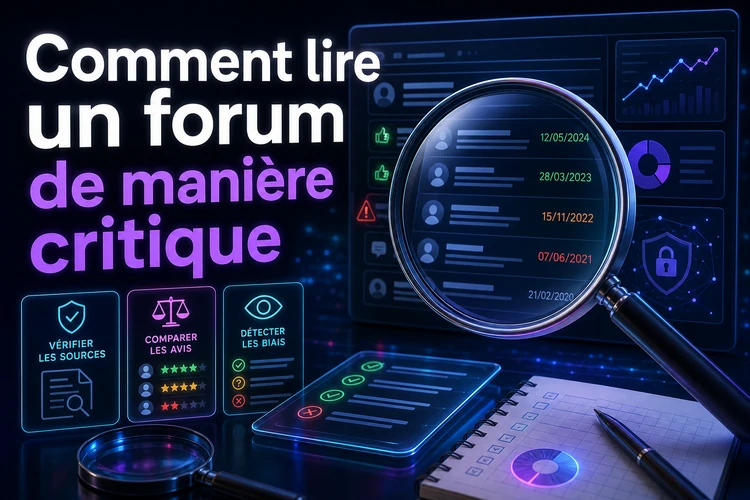 Comment lire un forum de manière critique