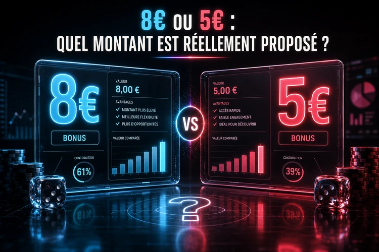 8€ Ou 5€: quel montant est réellement proposé?