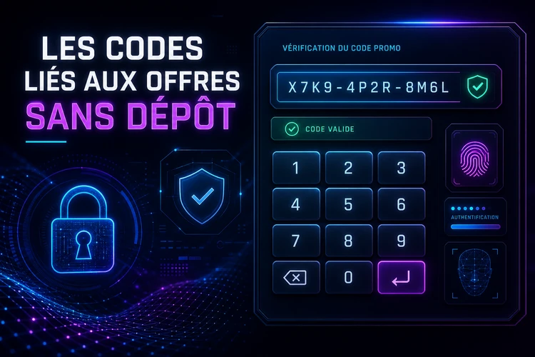 Les codes liés aux offres sans dépôt