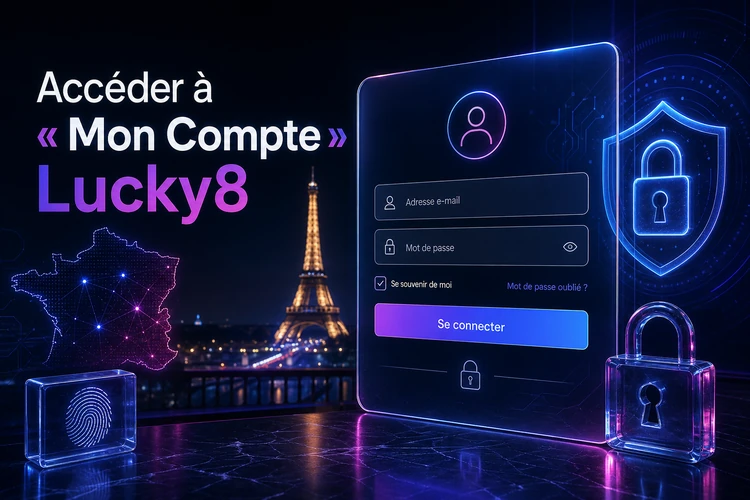 Accéder à « Mon Compte » Lucky8