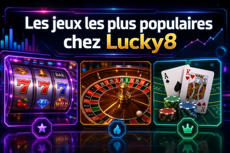 Les jeux les plus populaires chez Lucky8