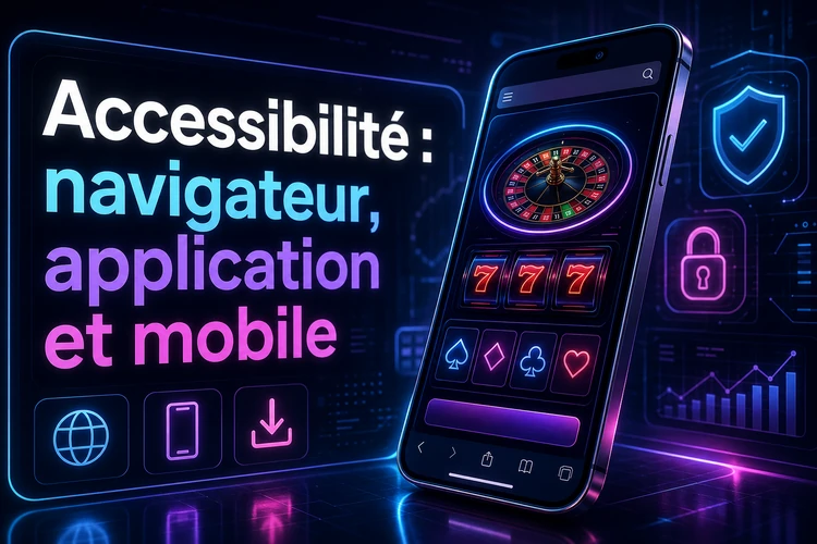 Accessibilité: navigateur, application et mobile